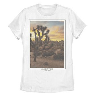 Juniors' Joshua Tree Photo Desert Graphic Tee