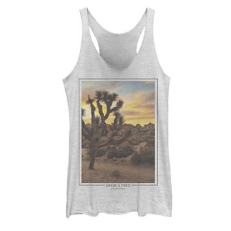 Juniors' Joshua Tree Photo Desert Graphic Tank Top