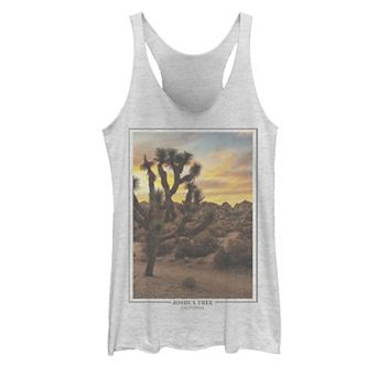 Juniors' Joshua Tree Photo Desert Graphic Tank Top