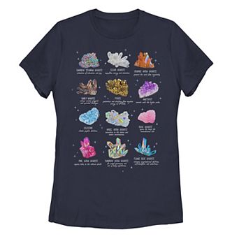 Juniors' Crystals Heal Graphic Tee