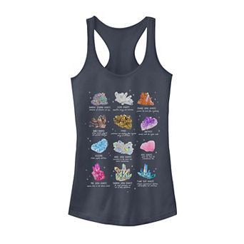 Juniors' Crystals Heal Graphic Tank Top