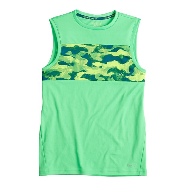 Boys 8-20 Tek Gear® Dry Tek Printed Muscle Tee