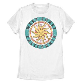 Juniors' West Coast Sun California Graphic Tee