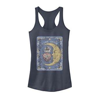 Juniors' Tarot Card Galactic Graphic Tank Top