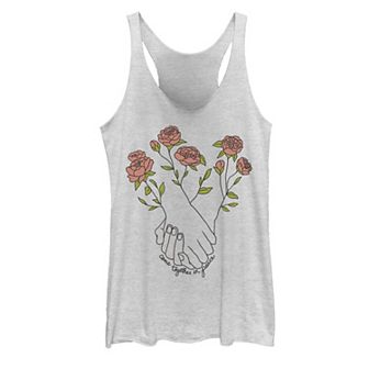 Juniors' Come Together Floral Tank Top