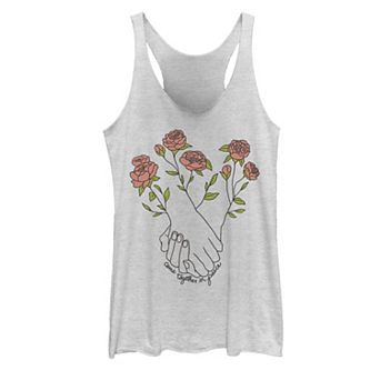 Juniors' Come Together Floral Tank Top