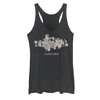 Juniors' Seize The Day Floral Tank Top