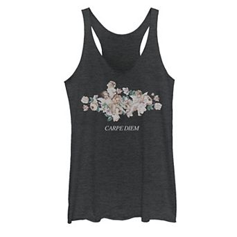 Juniors' Seize The Day Floral Tank Top