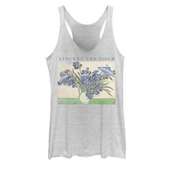 Juniors' Van Gogh Alien Floral Tank Top