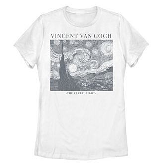 Juniors' Van Gogh's "Starry Night" Tee