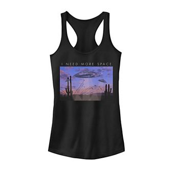 Juniors' Alien Desert Graphic Tank Top