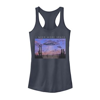 Juniors' Alien Desert Graphic Tank Top