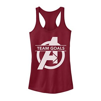 Juniors' Marvel Avengers Endgame Team Goals Graphic Tank Top