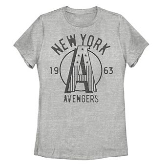 Juniors' Marvel Avengers In New York Graphic Tee