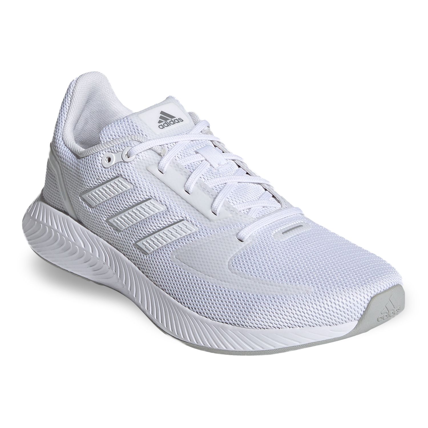 white athletic shoes