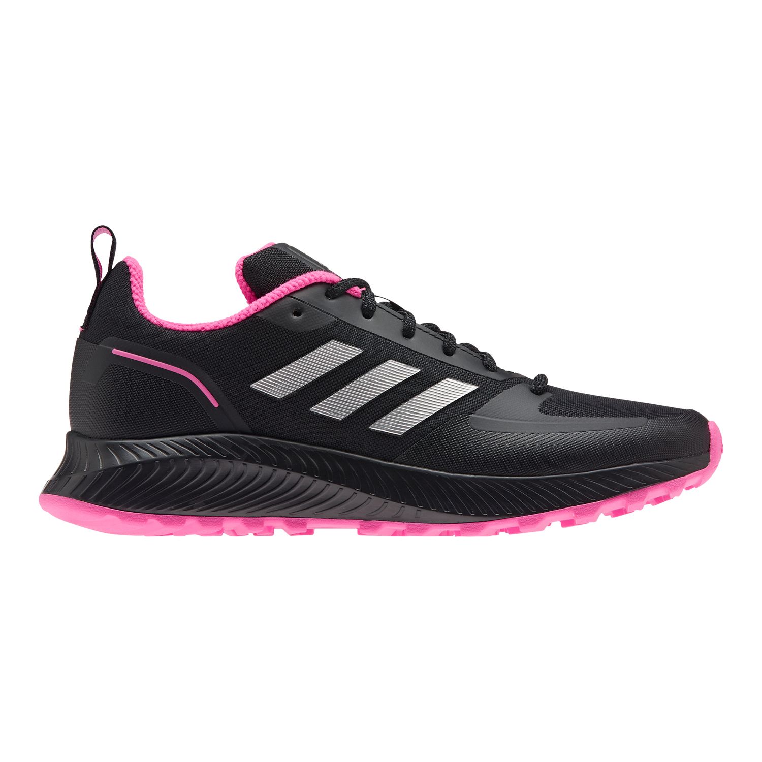 pink and black adidas shoes