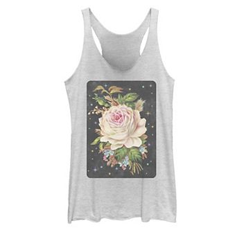 Juniors' Rose Galactic Graphic Tank Top