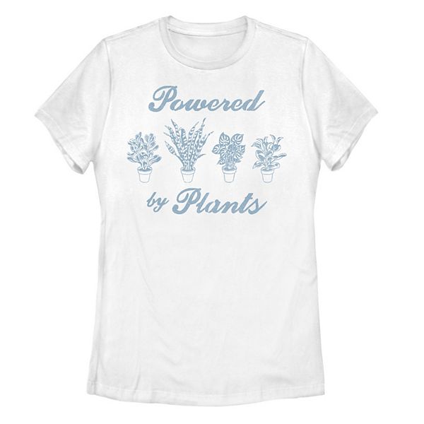 Juniors' Powered by Plants Graphic Tee