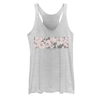 Juniors' Tropical Hibiscus Graphic Tank Top