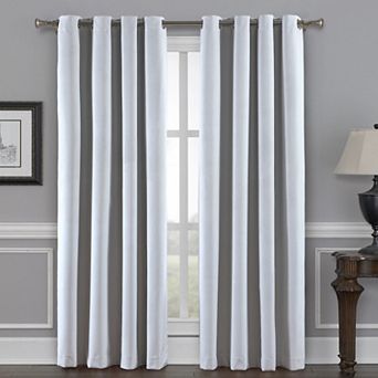 B. Smith 2-pack Velvet Total Blackout Window Curtain Set