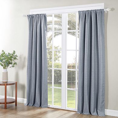 Sun+BLK 2-pack Total Blackout Window Curtain Set