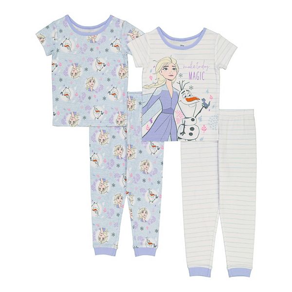 Disney s Frozen 2 Elsa Olaf Toddler Girl 4 Piece Tops Bottoms