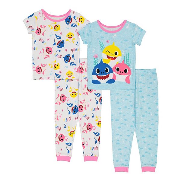 Baby shark pajamas girl sale