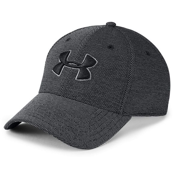 Under Armour Men's Curved Brim Stretch Fit Hat, Black (001)/White,  Medium/Large : : Clothing & Accessories