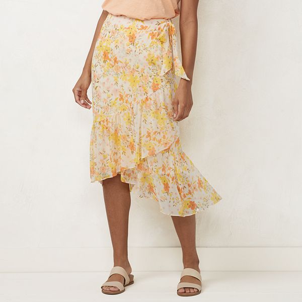 Women's LC Lauren Conrad Midi Wrap Skirt