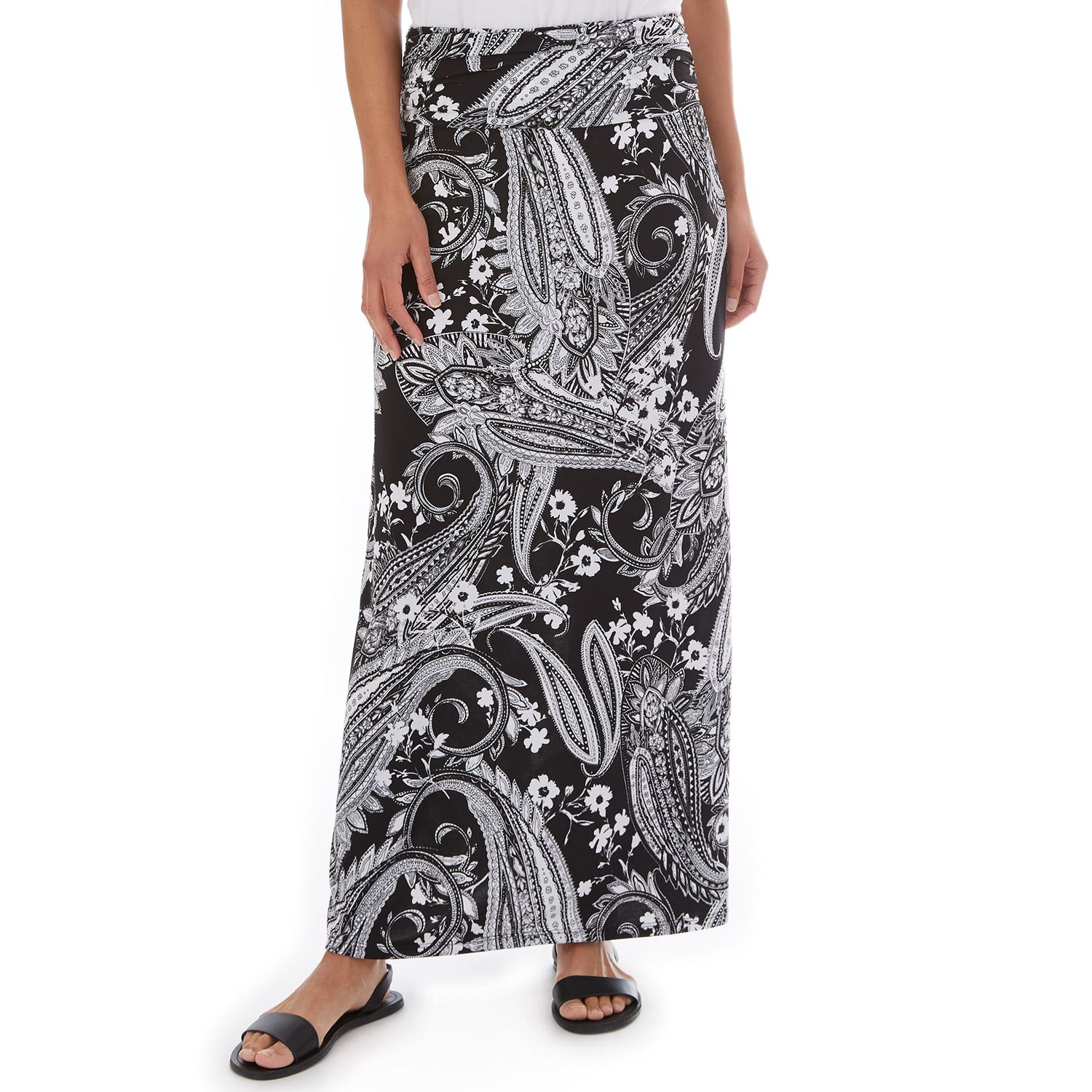 black maxi skirt kohls