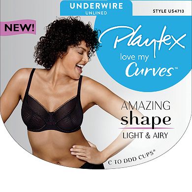 Playtex Bras: Love My Curves Full-Figure Unlined Balconette Underwire Bra US4713