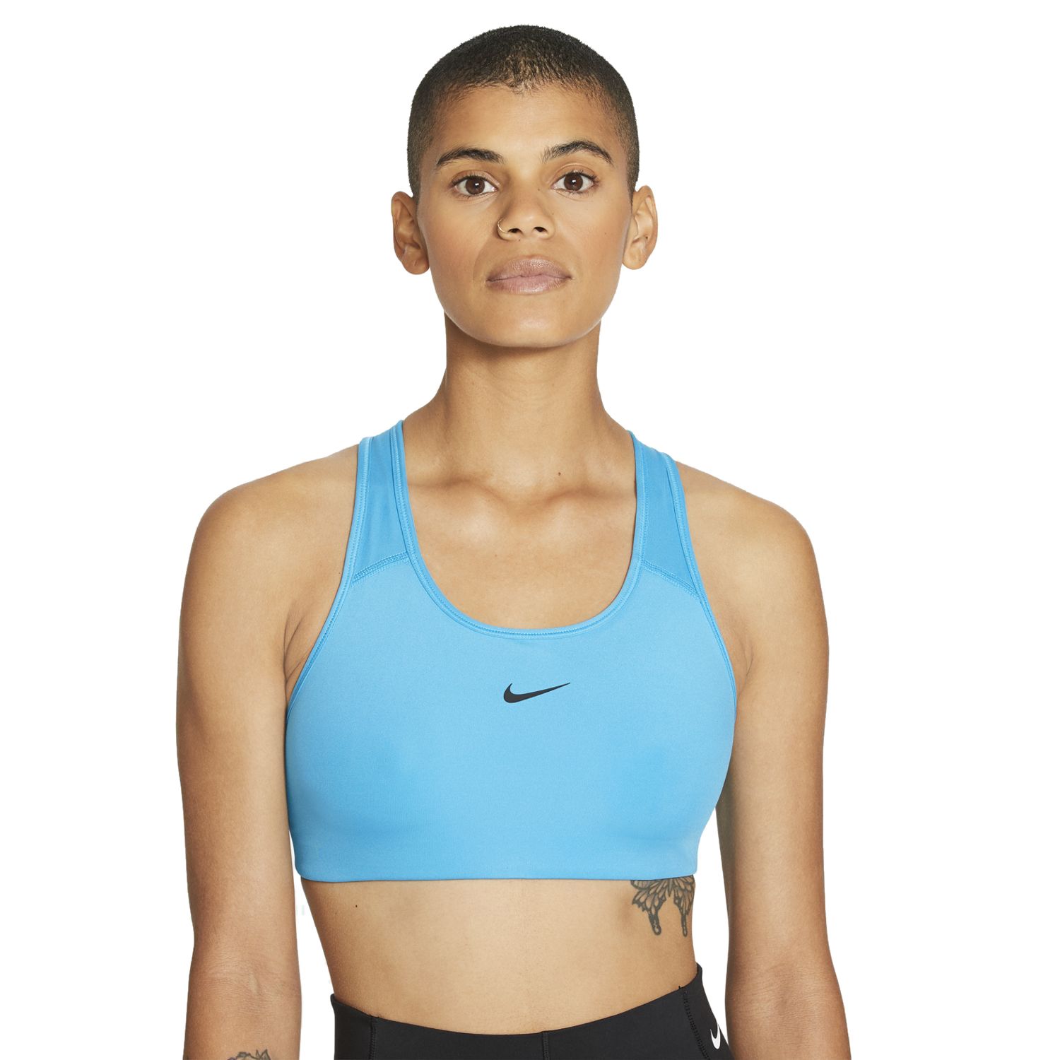 baby blue nike sports bra