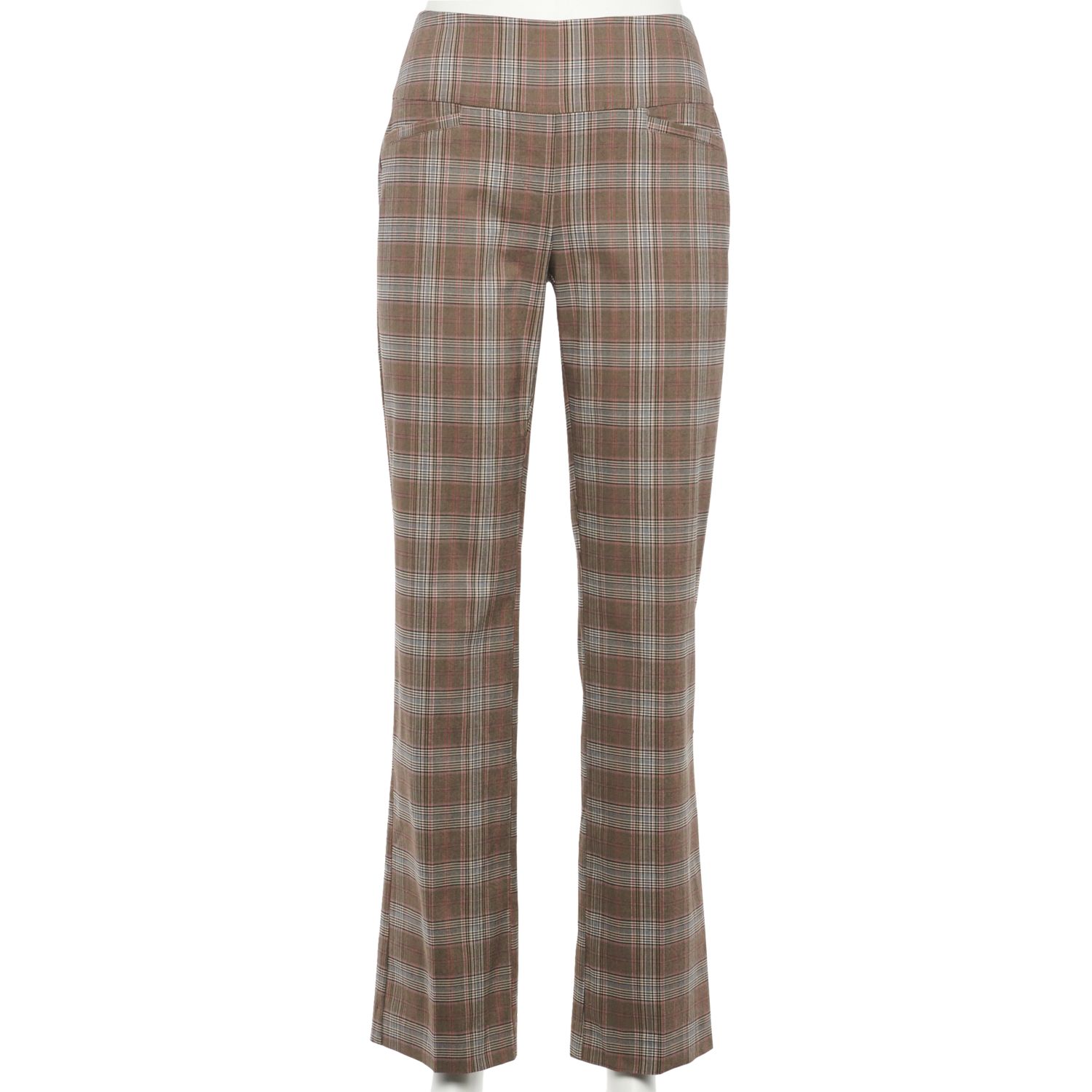 tan plaid dress pants