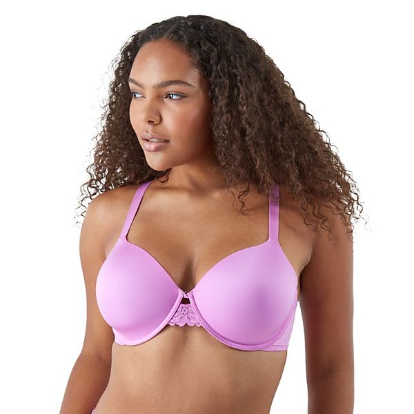 New Maidenform Purple Pink DM7543 Demi Coverage T-Shirt Underwire 34D Bra