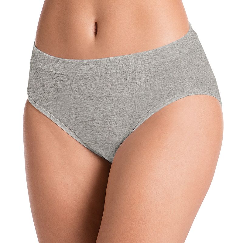 Women's Jockey® Cotton Stretch Hi-Cut Panty 1555, Size: 9, Gray Grey