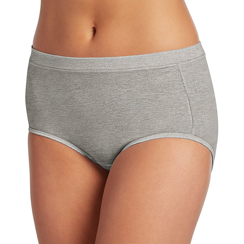Women's Jockey® Cotton Stretch Brief Panty 1556, Gray Grey