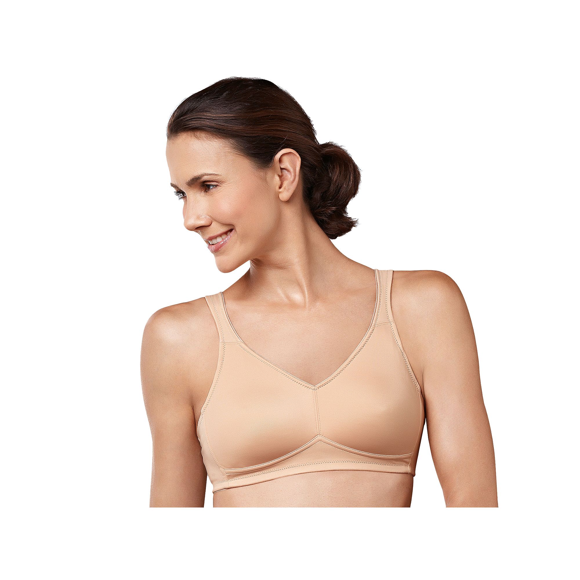 Amoena Mastectomy Bra: Marlena Wireless, Womens, Size: 32 Dd, Brown