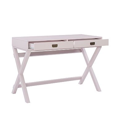 Linon Peggy 2-Drawer Writing Desk