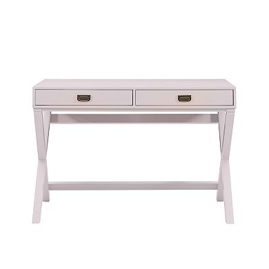 Linon Peggy 2-Drawer Writing Desk