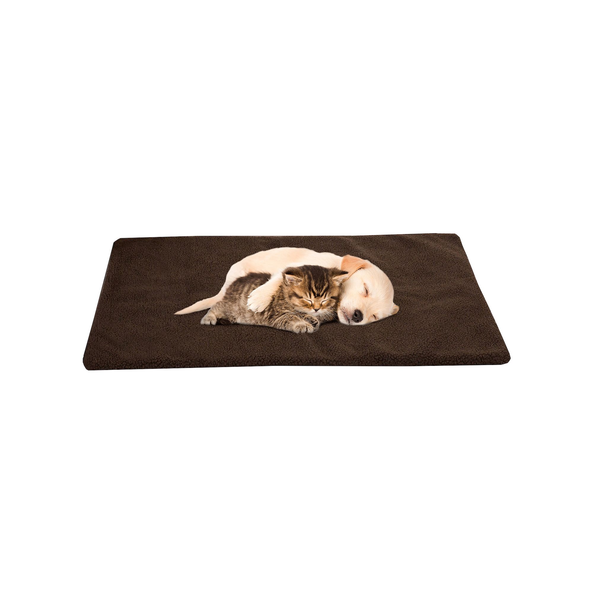 PetMaker Pet Pal Self Warming Thermal Crate Pad, Brown