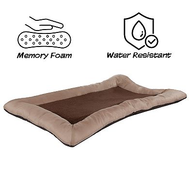 PetMaker Pet Pal Plush Cozy Memory Foam Pet Bed