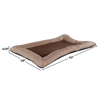PetMaker Pet Pal Plush Cozy Memory Foam Pet Bed