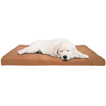 PetMaker Orthopedic 3-Inch Triple Foam Dog Pet Bed with Beige Removable Cover