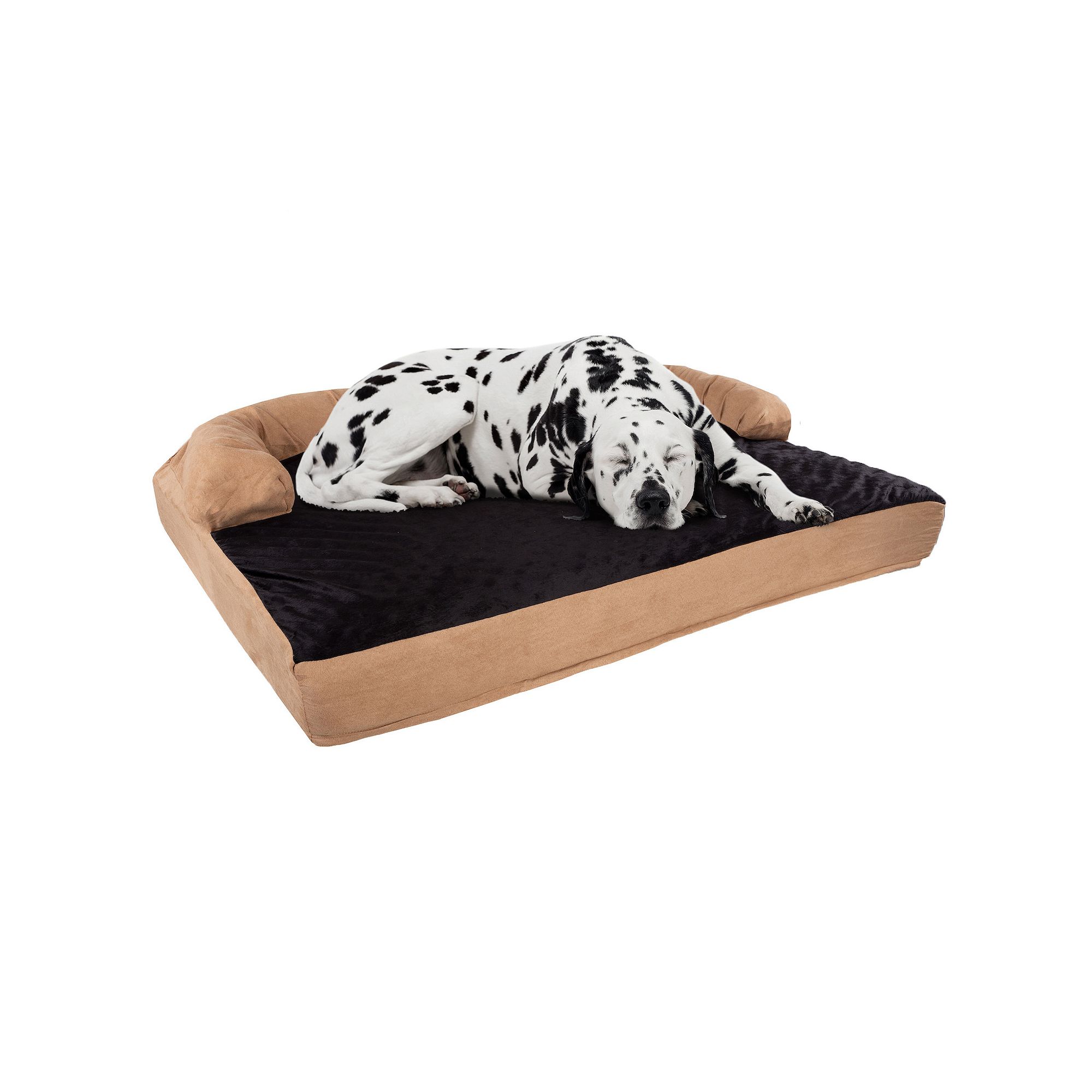 PetMaker Pet Pal Orthopedic Memory Foam Pet Bed, Beige Khaki