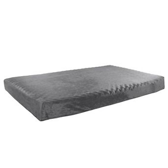 PetMaker 2-Layer Orthopedic Egg Crate Memory Foam Dog Pet Bed with Beige Washable Cover