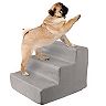PetMaker Pet Pal High Density Foam Pet Stairs 3 Steps with Washable Cover