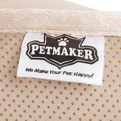 PetMaker Water-Resistant Pet Couch Cover Bed with Memory Foam Bolster for Dogs and Cats