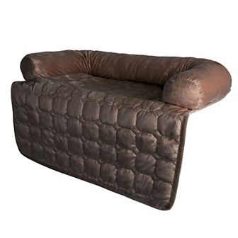 PetMaker Pet Pal Furniture Protector 30" x 30.5" Brown Pet Cover for Dogs & Cats with Shredded Memory Foam