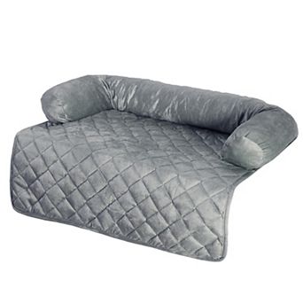 PetMaker Pet Pal Furniture Protector 30" x 30.5" Gray Pet Cover for Dogs & Cats with Shredded Memory Foam
