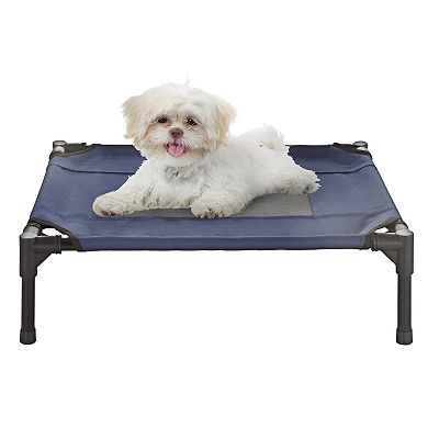 PetMaker Pet Pal Blue Portable Indoor/Outdoor Elevated Pet Cot-Style Bed